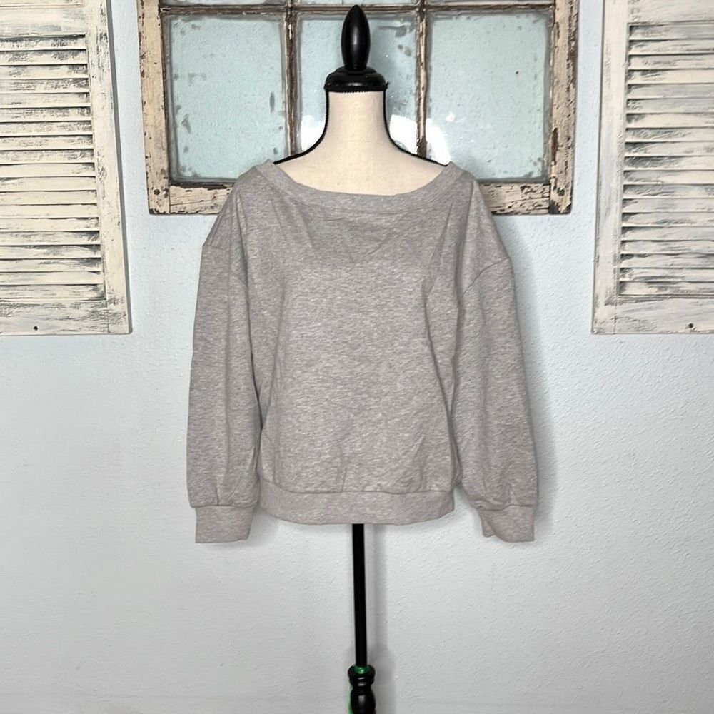 INC International Concepts Womens Sweatshirt Gray Size Extra Large NWT